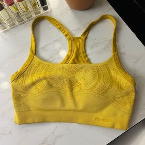 Reebok- Yellow sports bra